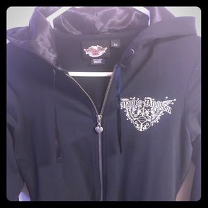 Harley Davidson zip up hoodie